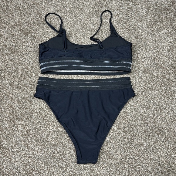 Women's Bikini Sets High Waisted Two Piece Swimsuit Size Large NWT - Picture 5 of 6